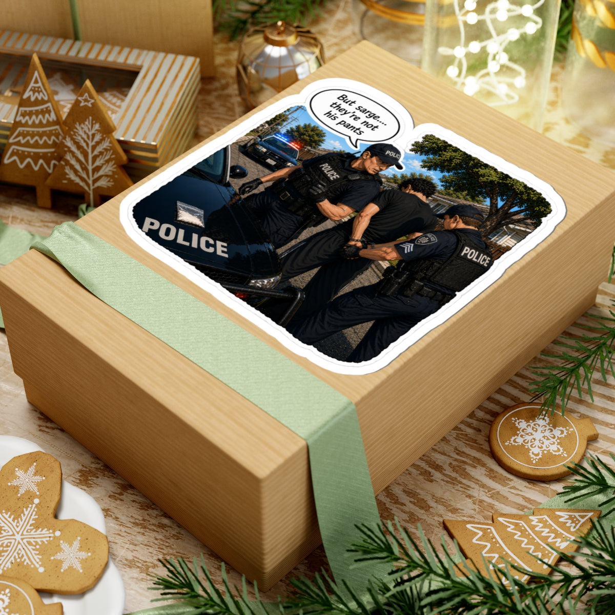 But Sarge... They're not his pants