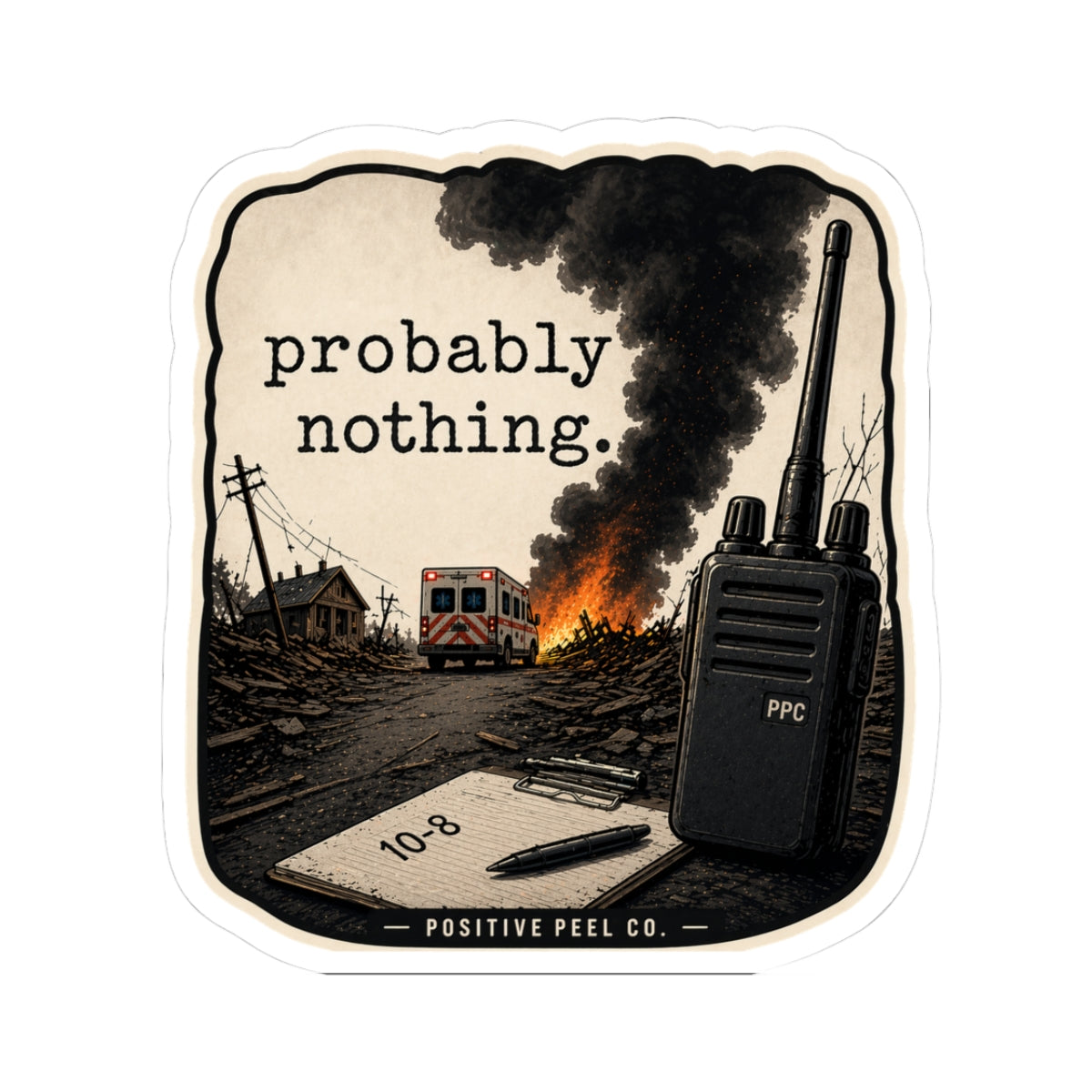 Emergency Responder Sticker