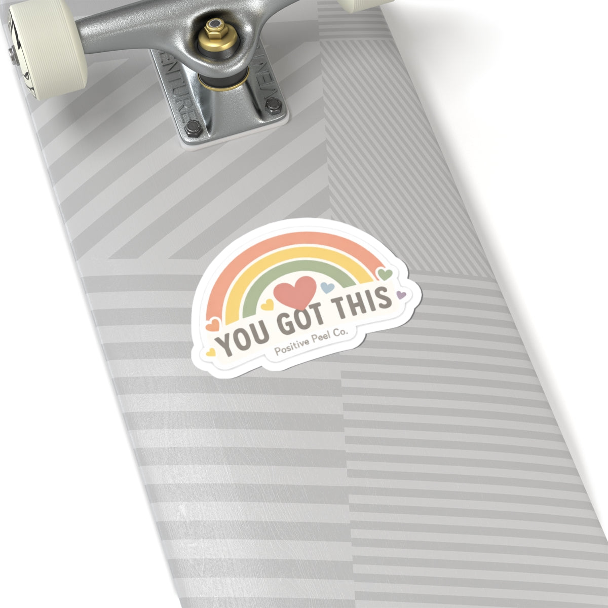 You Got This Rainbow Sticker — Inspirational Kiss-Cut Sticker for Laptops, Water Bottles & Planners