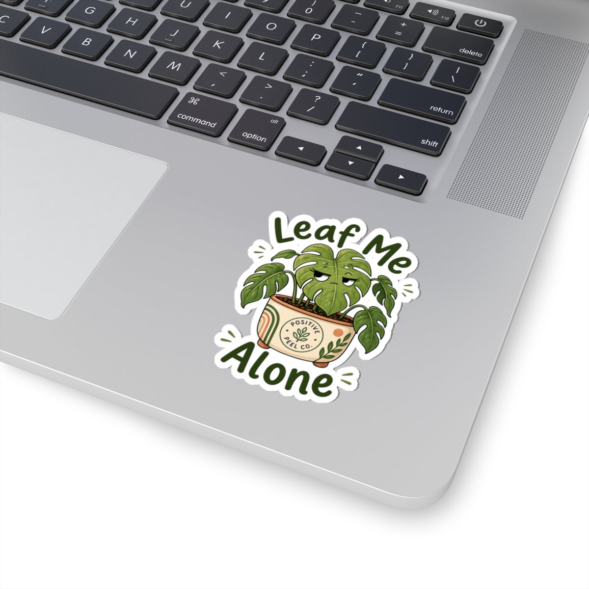 Leaf Me Alone Sticker